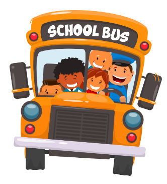 School bus with children